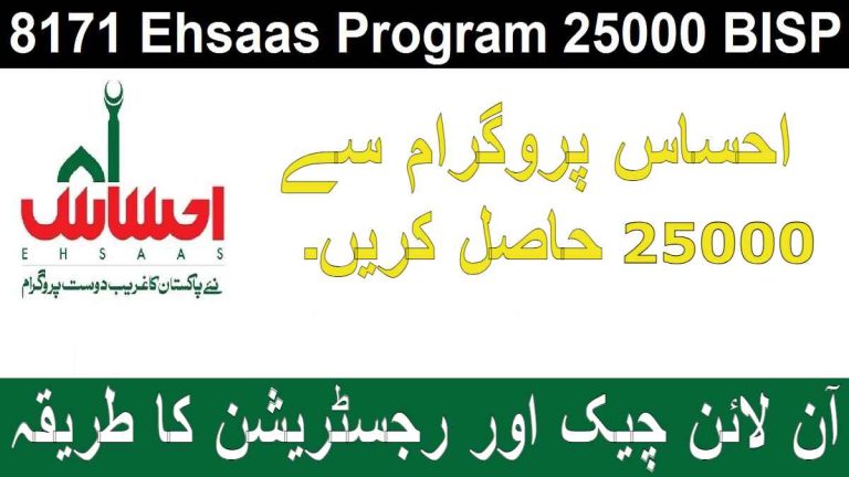 How to Check Your Eligibility for the Ehsaas Program CNIC Online for Rs. 25,000